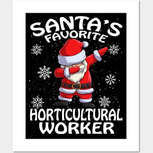 Santas Favorite Horticultural Worker Christmas Posters and Art